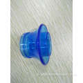 ヤンゲの青いプラスチック製のキャップ